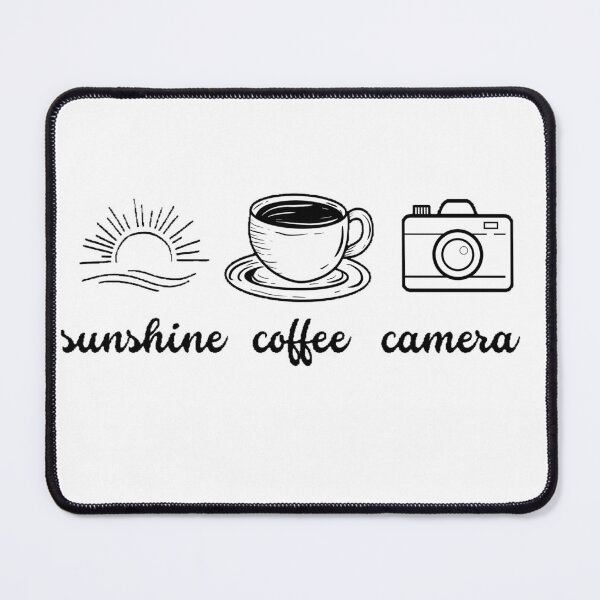 Item preview, All I need is sunshine,  coffee and camera designed and sold by T-ShirtIn85.