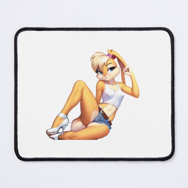Item preview, Blond furry pinup bunny girl designed and sold by Disparaging_Word.