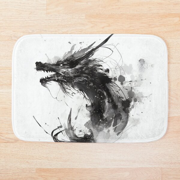 Item preview, Sumi-e Dragon #1 designed and sold by MoodMedley.