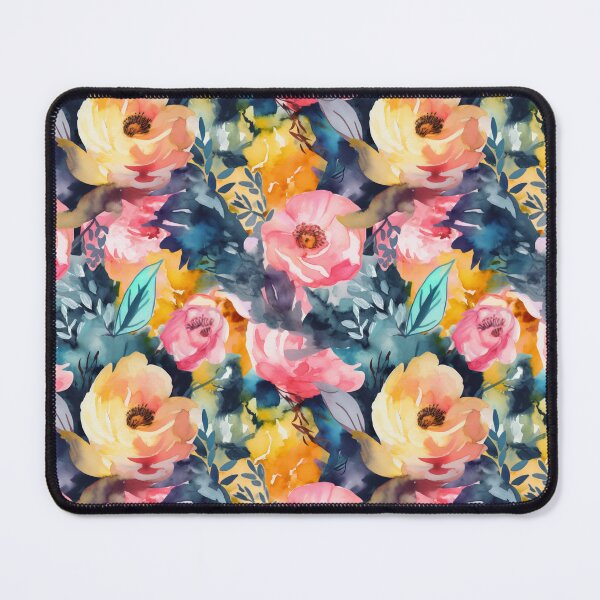 Item preview, Colorful flower water color tile designed and sold by Richard-Y.
