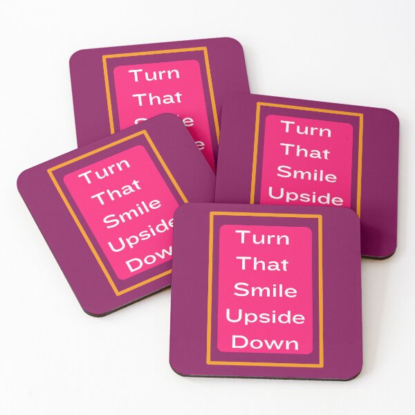 Item preview, turn that smile upside down framed designed and sold by ootzie.