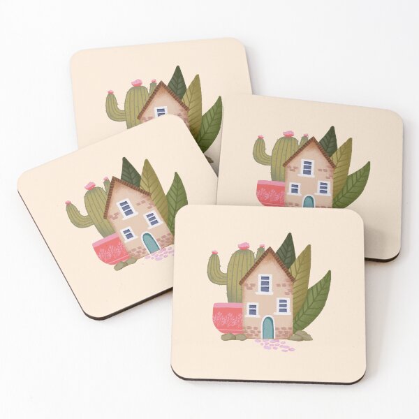 Item preview, Cozy little cactus house designed and sold by pinkyfish1010.