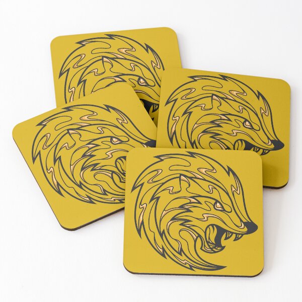 Item preview, yellow and black loyal badger. line designed and sold by FamiFrikiV.