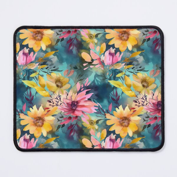 Item preview,  Colorful Large flower water color tile designed and sold by Richard-Y.