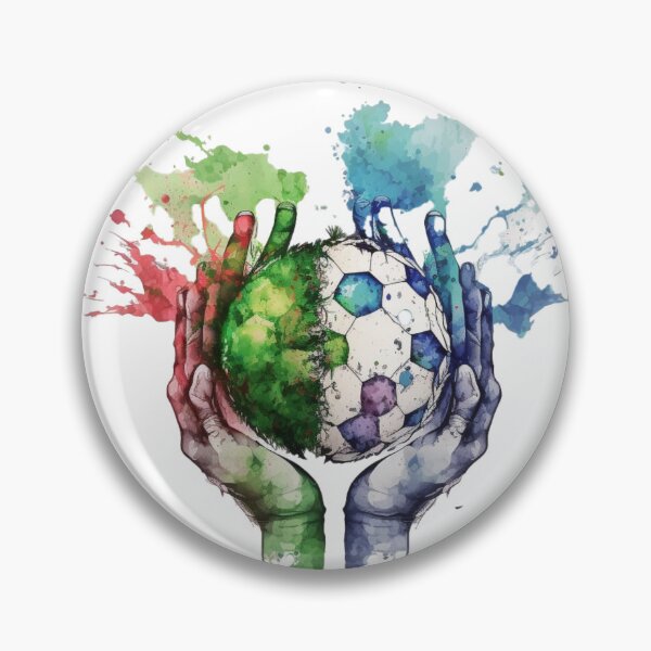 Item preview, football unites the world designed and sold by printiesart.