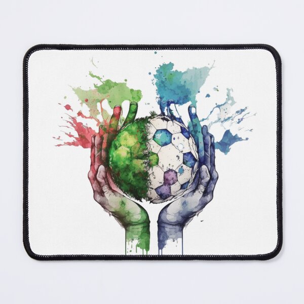 Item preview, football unites the world designed and sold by printiesart.