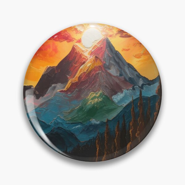Item preview, Inferno behind Mountains: A Blaze of Beauty designed and sold by Crystal Heaven.