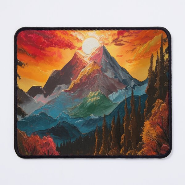 Item preview, Inferno behind Mountains: A Blaze of Beauty designed and sold by Crystal Heaven.