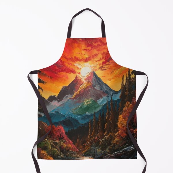 Item preview, Inferno behind Mountains: A Blaze of Beauty designed and sold by Crystal Heaven.