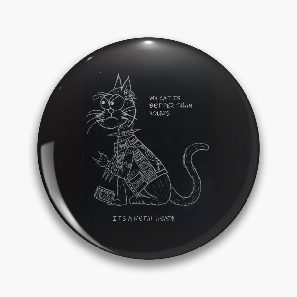 Artikelvorschau, Metallkopf Katze entworfen und verkauft von TravisLWilson.