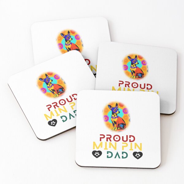 Item preview, Proud Min Pin Dad designed and sold by FrescoDesign.