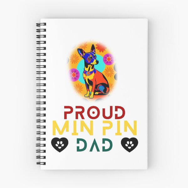 Item preview, Proud Min Pin Dad designed and sold by FrescoDesign.