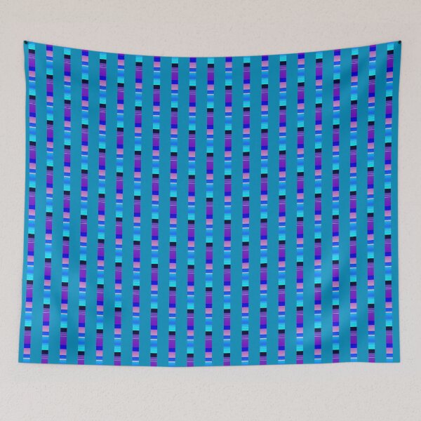 Item preview, Dark turquoise abstract pattern | Creative dark turquoise line pattern designed and sold by lausn.