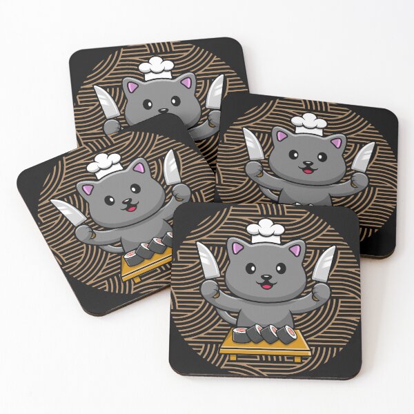 Item preview, Cute cat, Sushi Chef designed and sold by Fhfarms.