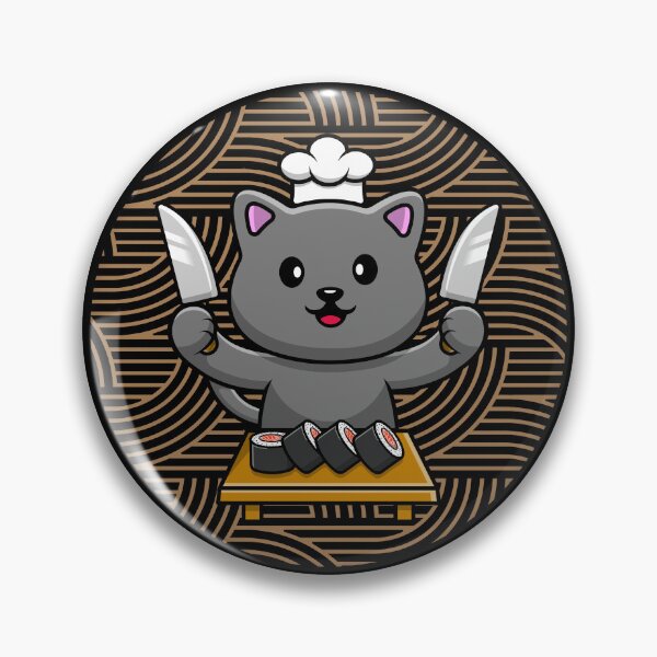 Item preview, Cute cat, Sushi Chef designed and sold by Fhfarms.