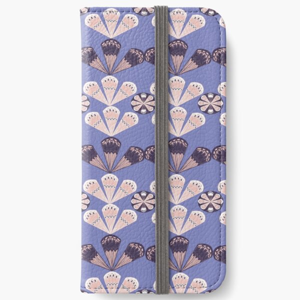 Fancy Fans - lilac iPhone Wallet