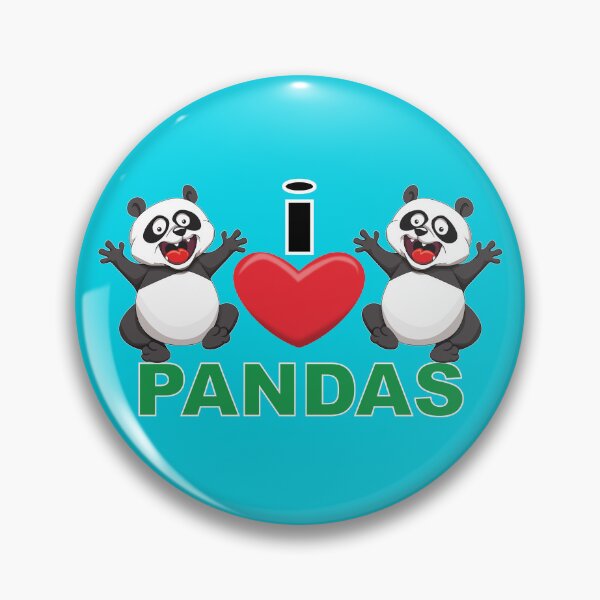 Item preview, I Love Pandas designed and sold by wickedcartoons.