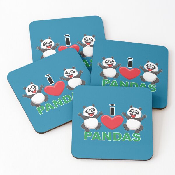 Item preview, I Love Pandas designed and sold by wickedcartoons.