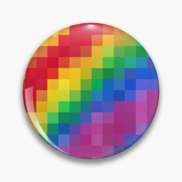 Item preview, Trendy Modern Pixel Rainbow Pattern Digital Pride Parade  designed and sold by Zazizu.