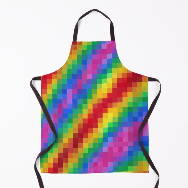 Item preview, Trendy Modern Pixel Rainbow Pattern Digital Pride Parade designed and sold by Zazizu.