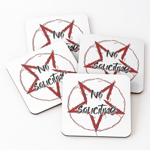 Item preview, No Soliciting Pentagram designed and sold by Beefleaf.