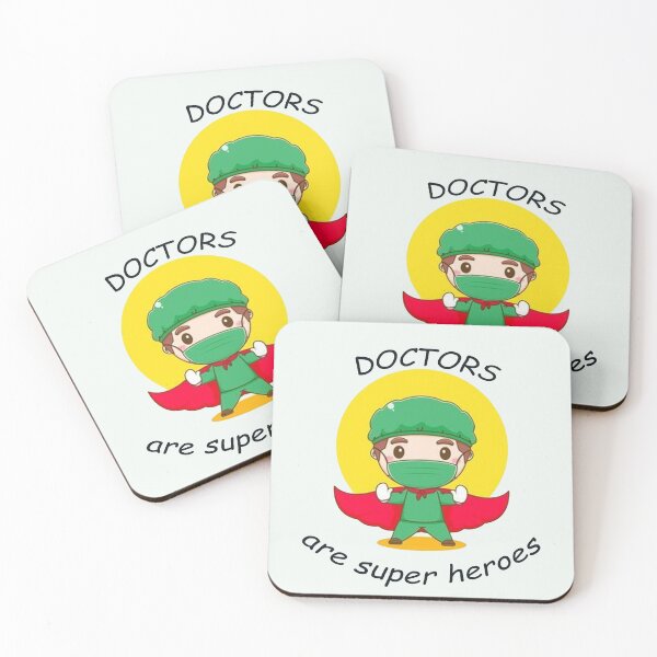 Item preview, Doctors Are Super Heroes Sticker  designed and sold by MEDKH02.