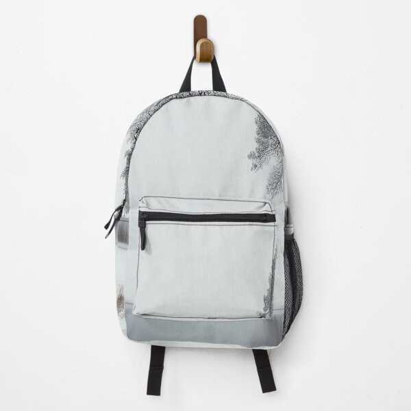 Item preview, Nordic Minimalism Landscape Winter Art with Lone Leafless Tree designed and sold by Abili-Tees.