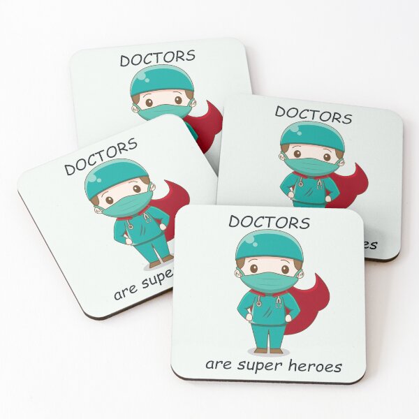 Item preview, Doctors Are Super Heroes Sticker  designed and sold by MEDKH02.