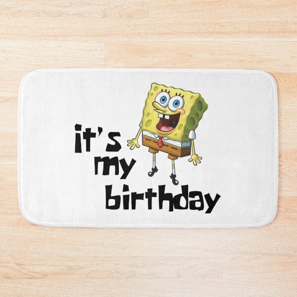 Item preview, Mademark x SpongeBob SquarePants - SpongeBob - It's My Birthday! designed and sold by NAAMAOUI ⭐️⭐️⭐️⭐️⭐️(1.8k).