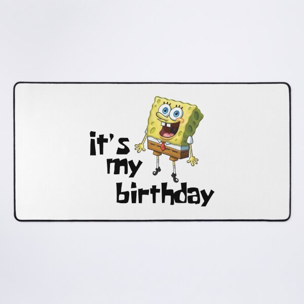 Item preview, Mademark x SpongeBob SquarePants - SpongeBob - It's My Birthday! designed and sold by NAAMAOUI ⭐️⭐️⭐️⭐️⭐️(1.8k).
