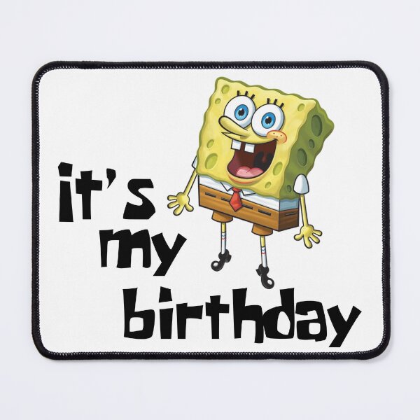 Item preview, Mademark x SpongeBob SquarePants - SpongeBob - It's My Birthday! designed and sold by NAAMAOUI ⭐️⭐️⭐️⭐️⭐️(1.8k).