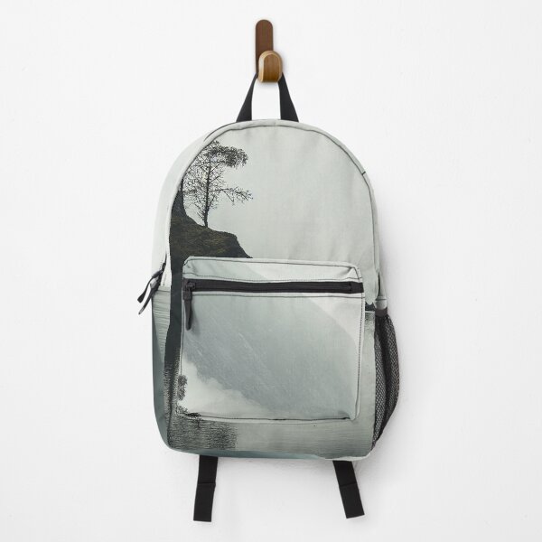 Item preview, Misty Fjord Landscape Scandinavian Nature Lone Tree Minimalist Art designed and sold by Abili-Tees.