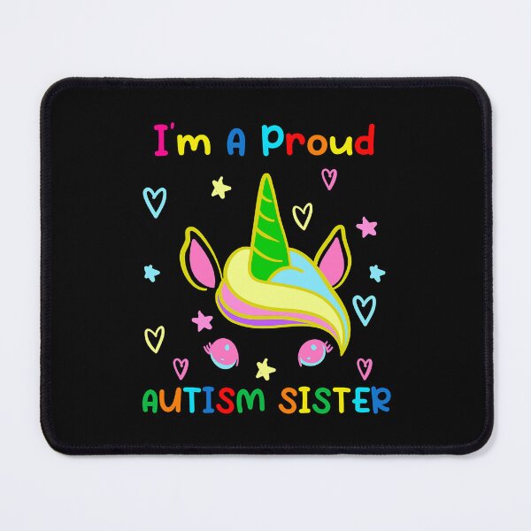 Item preview, Autism Awareness Dabbing Unicorn Girl Proud Autism Sister x designed and sold by KaileeDenesik.