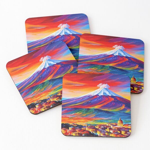 Item preview, Volcano Print, Etna, Italy, Sicily, Abstract Landscape Print, Gift, Decor, Mountain Art, Italy Art, Italy Wall Art, Volcanoes designed and sold by William A. McCarthy.