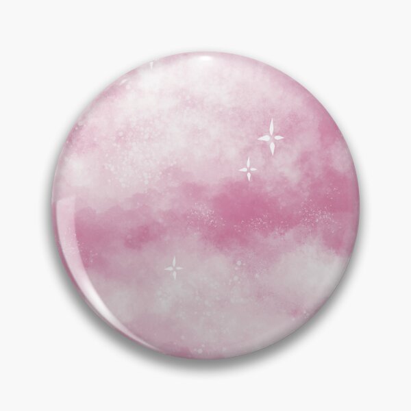 Item preview, Soft pastel pink sky with clouds and sparkles designed and sold by Abyssalbee.
