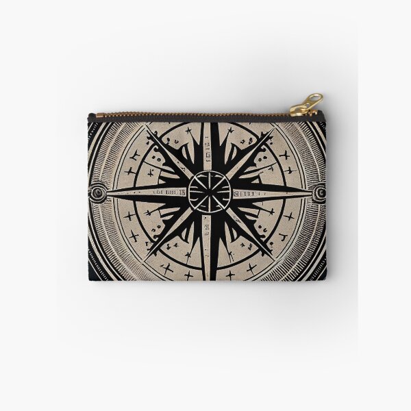 Artikelvorschau, Minimalist Nordic Vegvisir Symbol Wall Art entworfen und verkauft von Abili-Tees.
