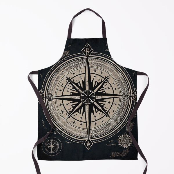 Artikelvorschau, Minimalist Nordic Vegvisir Symbol Wall Art entworfen und verkauft von Abili-Tees.