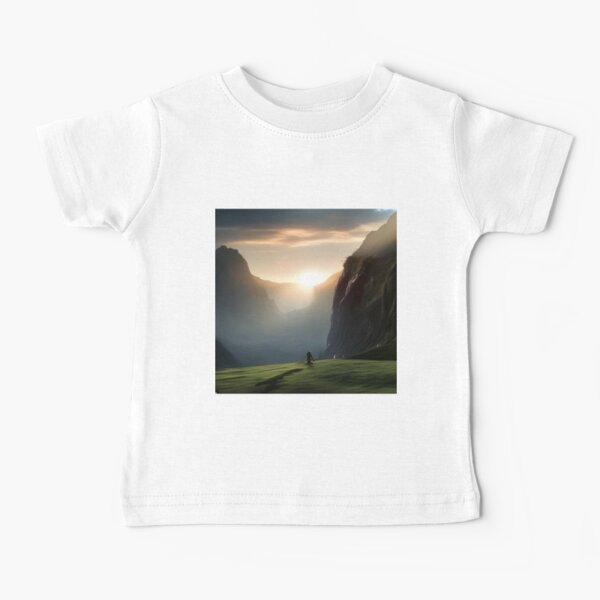 The sunlit world seemed an unsubstantial, magical place, shimmering with the heat haze, and all its details were lit up and sharply defined, as if seen through a crystal. Baby T-Shirt