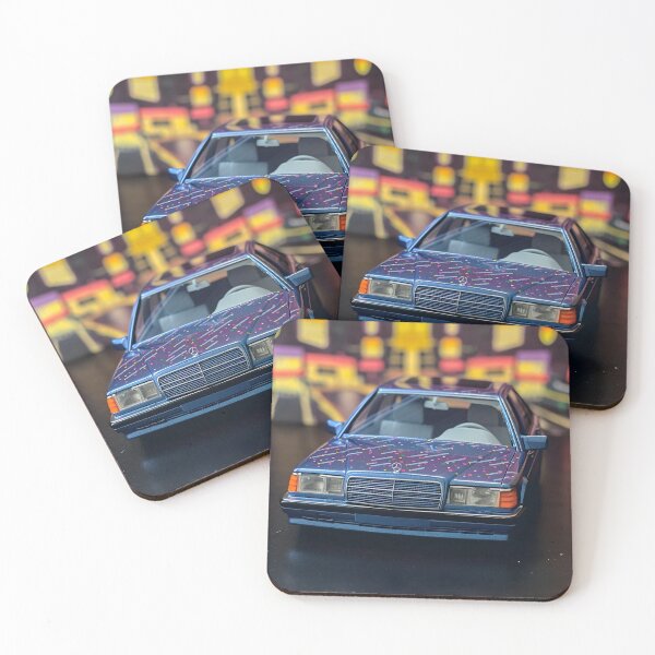 Item preview, D.A. #3 Vaporwave Mercedes 190e  designed and sold by Vaporboy1994.