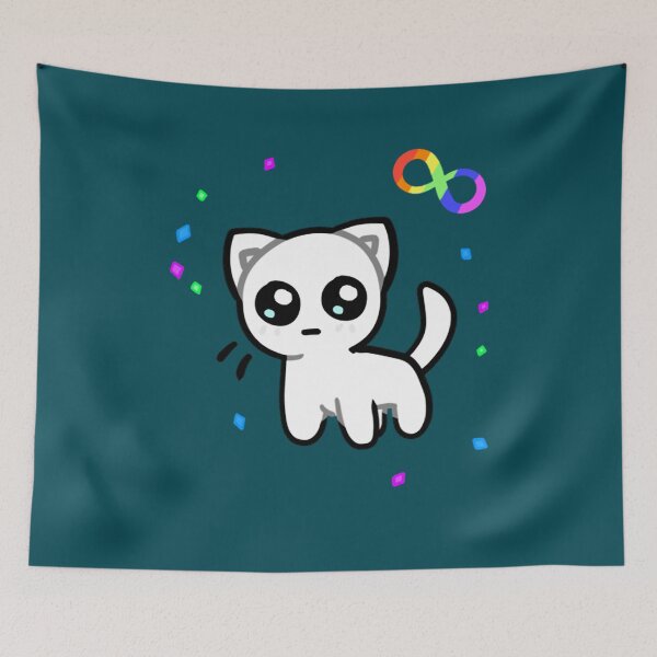 Item preview, Cat TBH Creature  Autism Creature + Rainbow Infinity Symbol Cx designed and sold by KaileeDenesik.