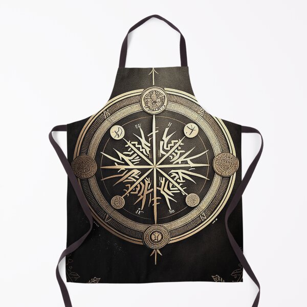 Artikelvorschau, Nordic Vegvisir Symbol Minimalism Art Print  entworfen und verkauft von Abili-Tees.