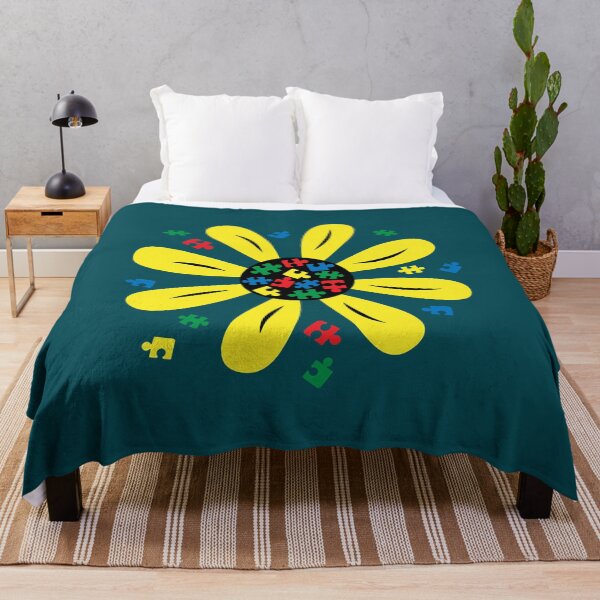 Item preview, Autism Awareness Puzzl Flower Cx designed and sold by KaileeDenesik.
