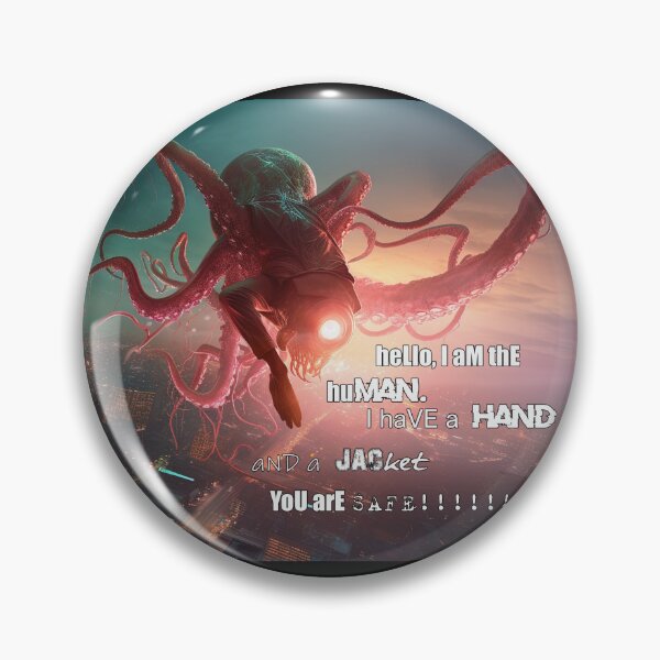 Item preview, I am The Human (artificial intelligence in disguise)  designed and sold by CosmicBlesedEye.