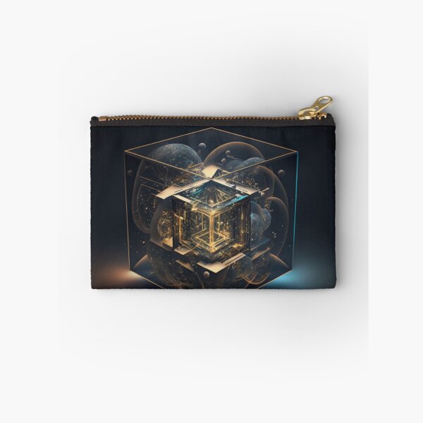 Item preview, cute cube, gold and blue designed and sold by piotrlask.