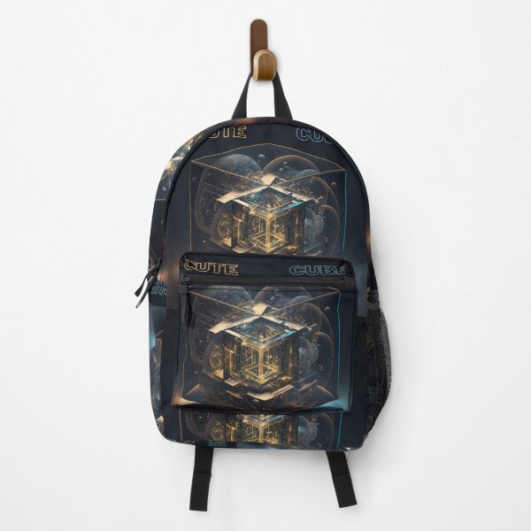 Item preview, cute cube, gold and blue designed and sold by piotrlask.