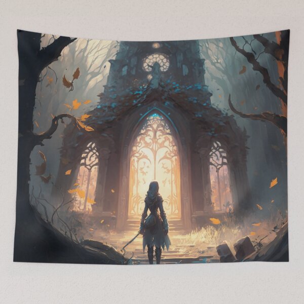 Item preview, The Enrapturing Tale: A Digital Painting of Legends and Myths designed and sold by oanaunciuleanu.