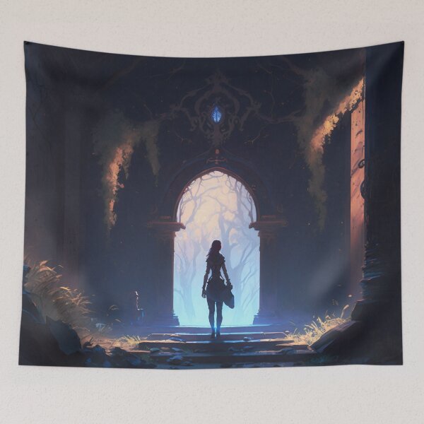 Item preview, The Enrapturing Tale: A Digital Painting of Legends and Myths designed and sold by oanaunciuleanu.