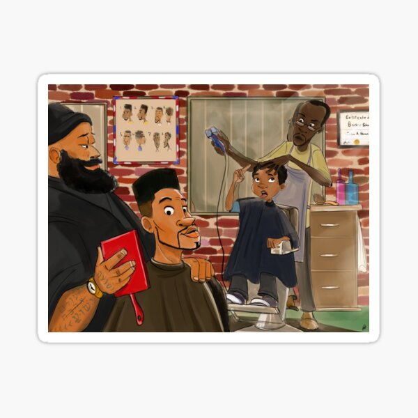 Barber Shop Vibez Sticker