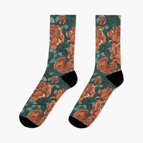 Item preview, Orange Roses Pattern designed and sold by CustomPrintHub.
