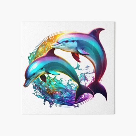 Dolphins Sunset View Diamond Painting Beautiful Scenery Design House  Decorations